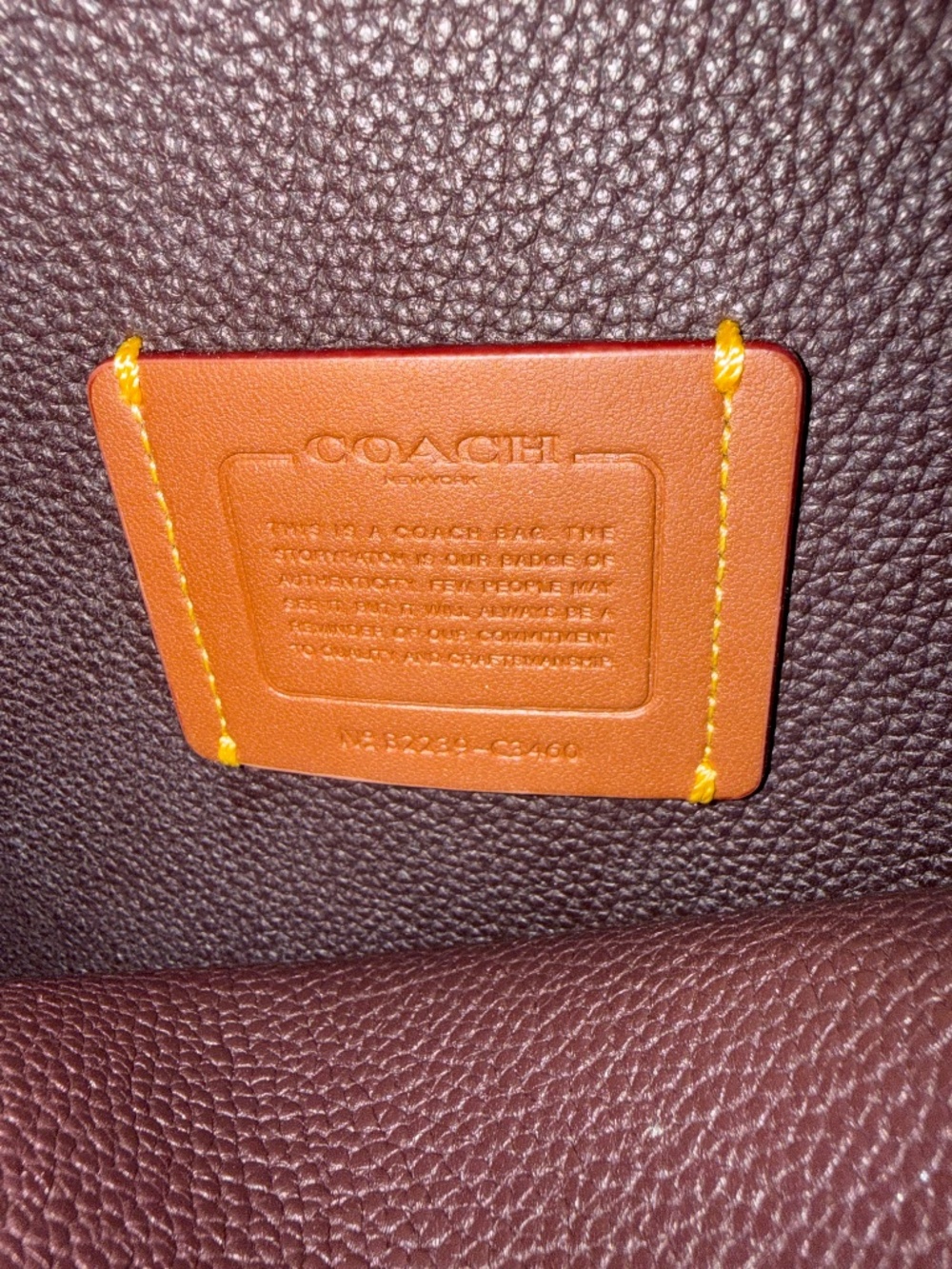 Coach Tyler Carryall Handbag Brass Light Coral Leather, NWOT! - Picture 3 of 8